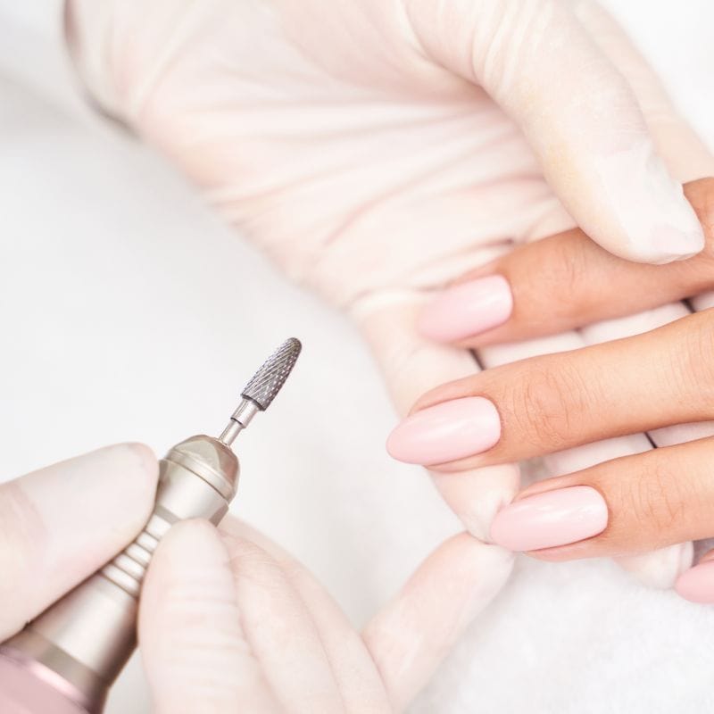 Professional manicure and nail care at Beauty Home salon in Torrevieja