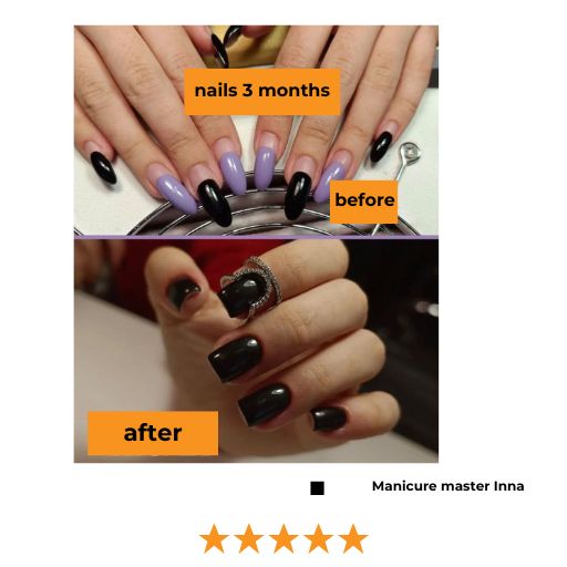 Customer review about manicure at Beauty Home Studio salon