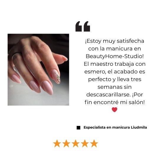 Reseña sobre el servicio de manicura