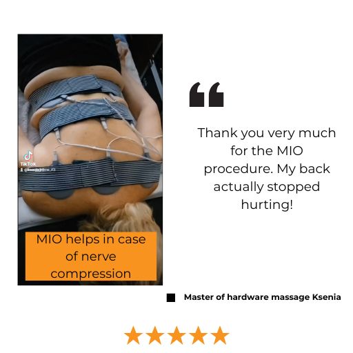 Customer review about machine massage at Beauty Home Studio salon